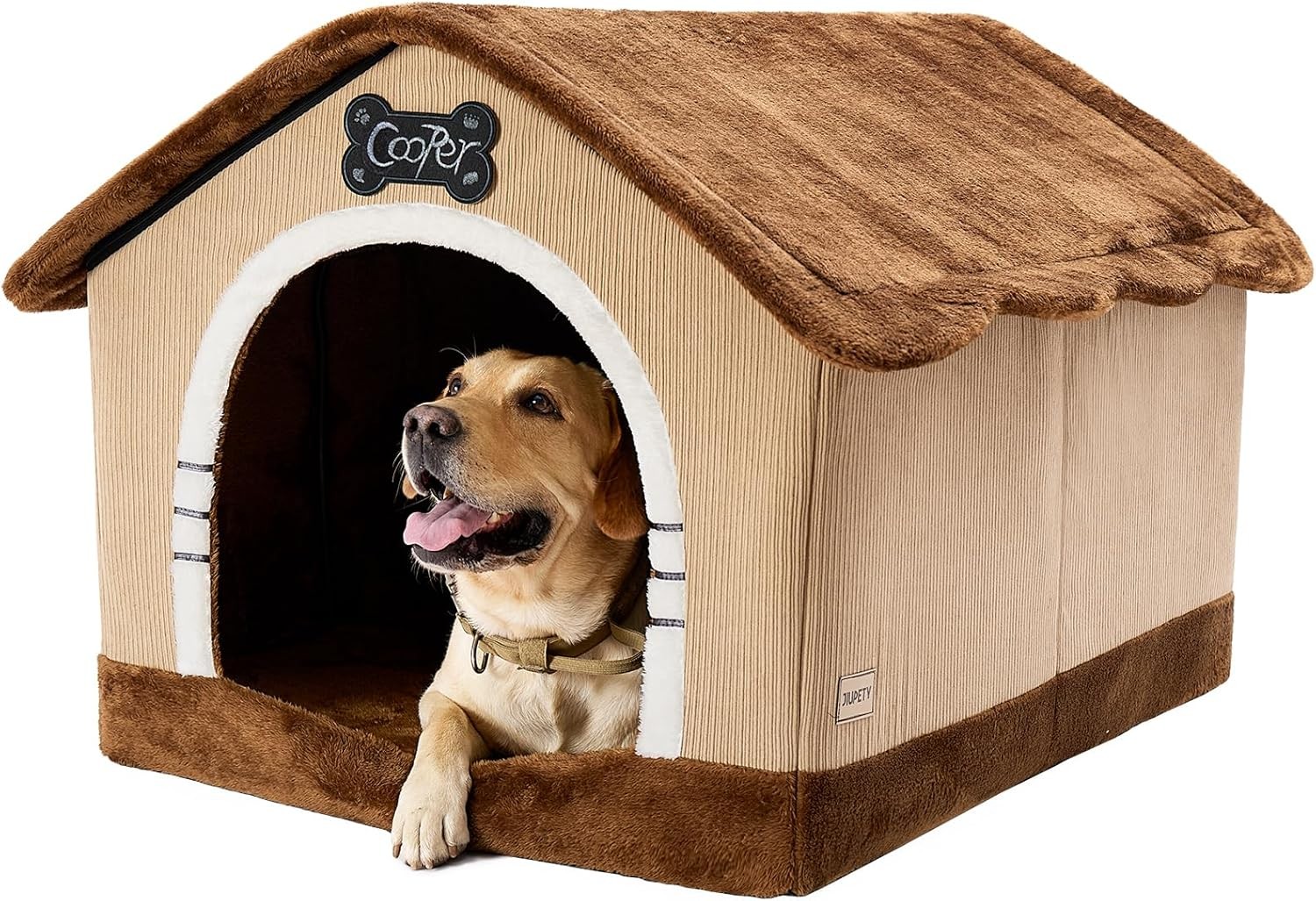 Large Indoor Dog House with Sturdy Frame – Cozy Cave Bed for Pets  -image