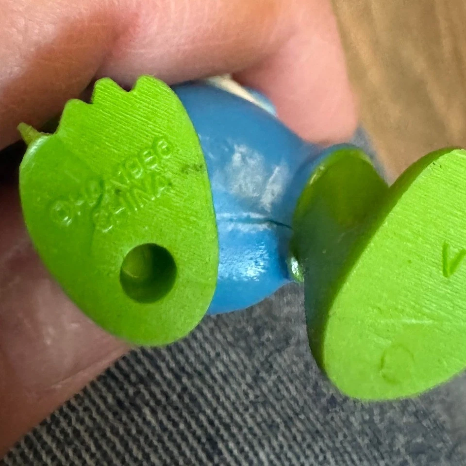 Lote de figuras de juguete vintage de bebés Muppets Kermit Gonzo Miss Piggy Fozzie bebé animal Foto 3 de 4