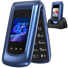 4G Senior Mobile Phone Simple for Elderly, Basic Cell Phone with Large Buttons.