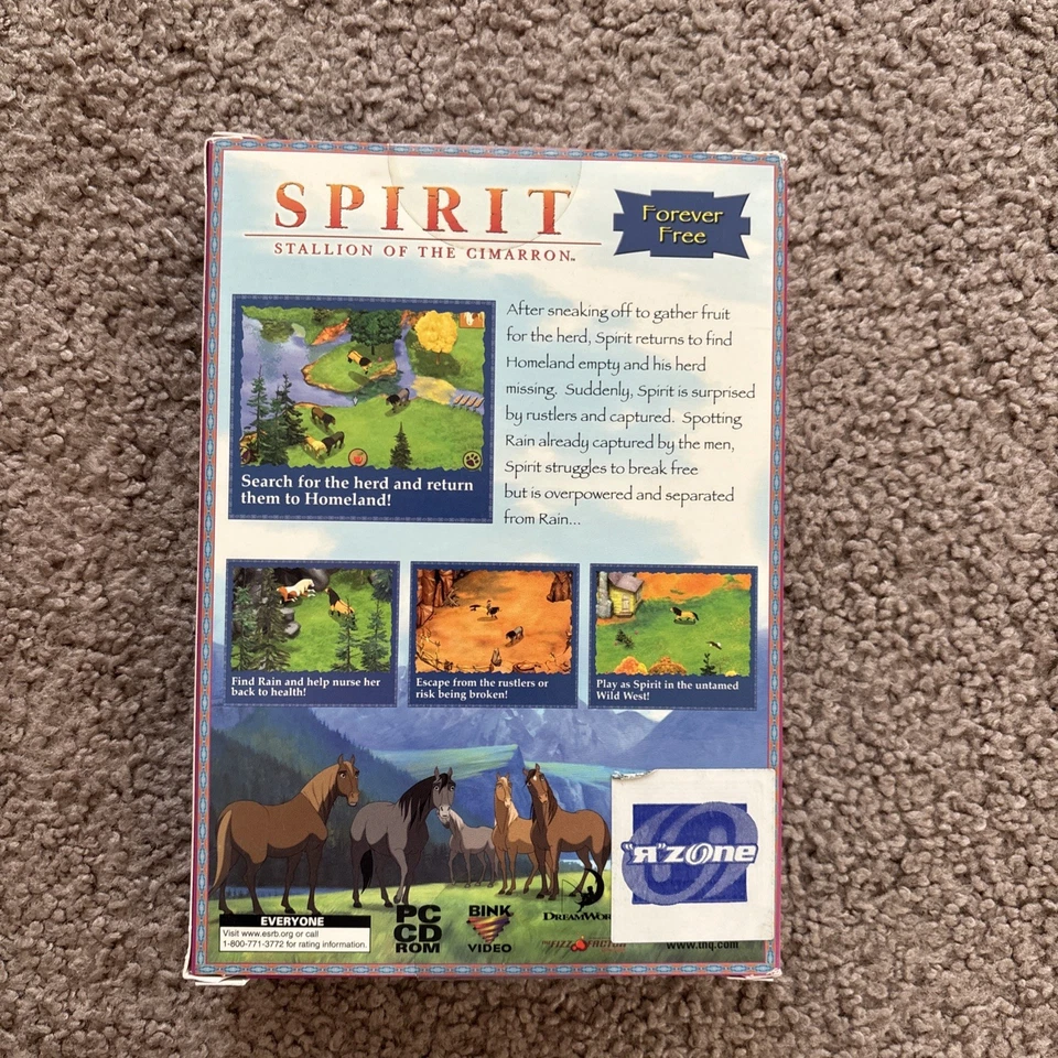 SPIRIT: Stallion of the Cimarron Forever Free PC CD-ROM THQ Brand New Sealed - Image 2 of 4