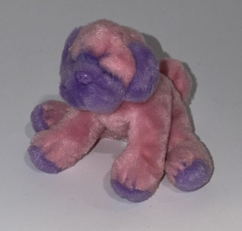 Russ Yomiko Dreamers Pink Purple Pug Plush Stuffed Animal Puppy Cute Rare