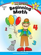 Beginning Math, Grade K Paperback Carson-Dellosa Publishing Staff