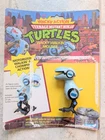 Vintage TMNT Wacky Walkin' Mouser With Full Card 1989 Ninja Turtles