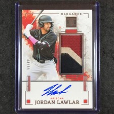 2025 Impeccable Baseball JORDAN LAWLAR Elegance Jersey Patch Auto 44/99
