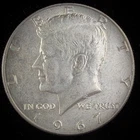 40% Silver 1967 Kennedy Half Dollar - F27Q