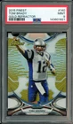 2015 TOPPS FINEST #140 TOM BRADY MINT PSA 9 GOLD REFRACTOR 123/150