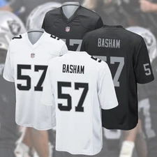 HOT! Welcom Basham #57 Las Vegas R Player Name & Number AOP Fan Gift