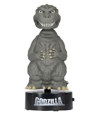 Godzilla - Classic Godzilla Body Knocker 15cm Solar Powered Bobble