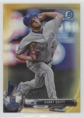 2017 Bowman Chrome Gold Refractor /50 Danny Duffy #94 6e0