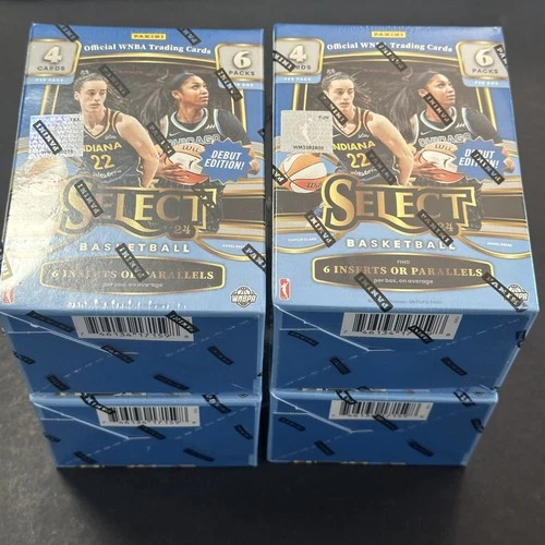 LOT of (4) 2024 Panini Select WNBA Basketball 6 Pack Blaster Boxes Sealed