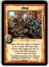 2001 Warlord: Saga of the Storm Base Set Card 287/295 UC Blind