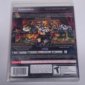 Dragon's Crown PS3 PlayStation 3 Video Game RPG Multiplayer Atlus NO Manual