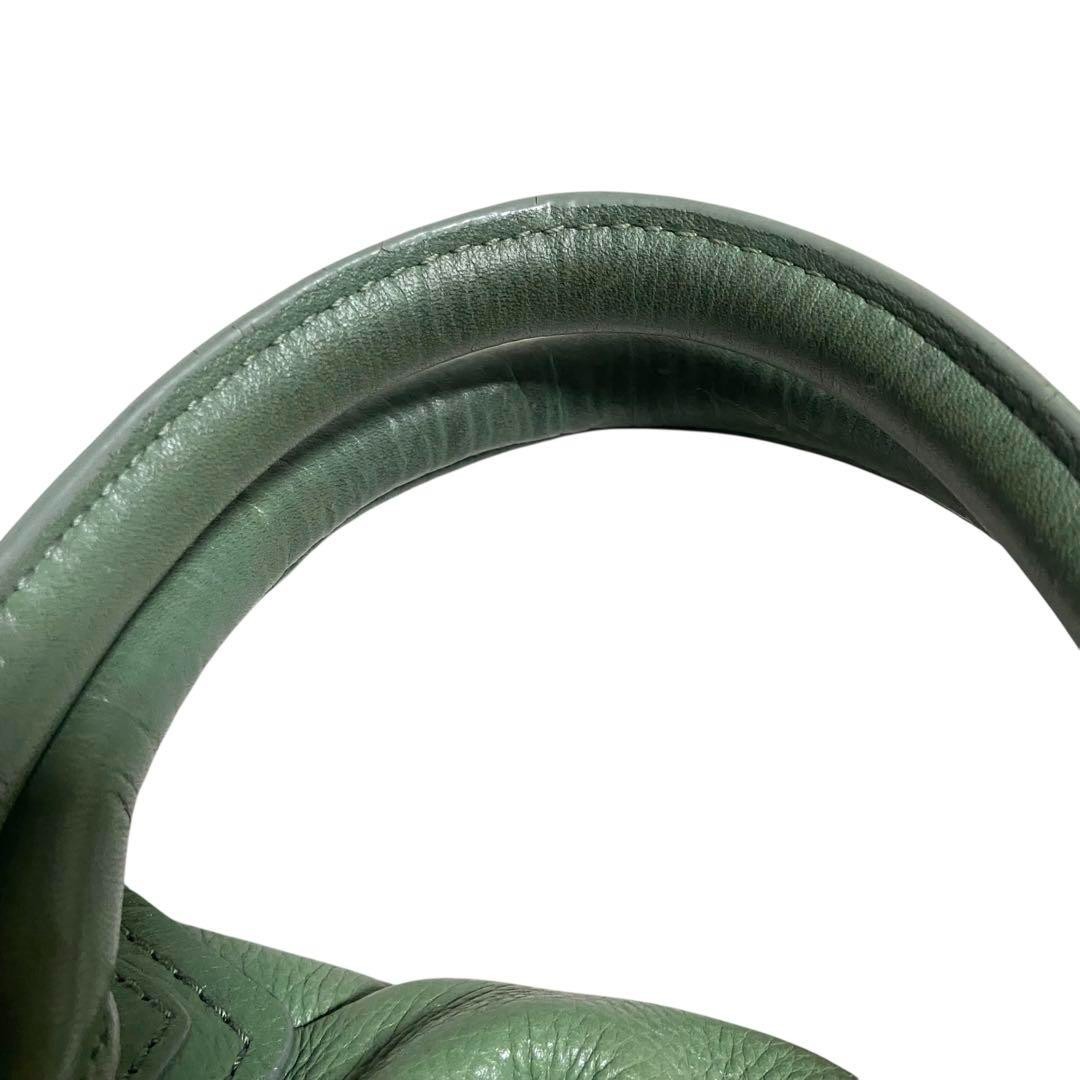 Marc by Marc Jacobs 2-Way Leather Bag Green Y2K 00s Archive