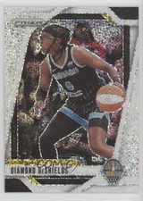 2024 Panini Prizm WNBA White Sparkle Prizm Diamond DeShields #8 1gv4