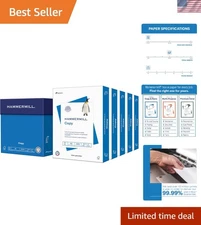 High-Quality Printer Paper 8.5x11 - 2500 Sheets, 99.99% Jam-Free Performance