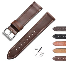 For Citizen Eco-Drive Watch Band 18mm 20mm 22mm Men Classic Leather Watch Strap