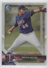2018 Bowman Draft Chrome Refractor Brusdar Graterol #BDC-3 ey6
