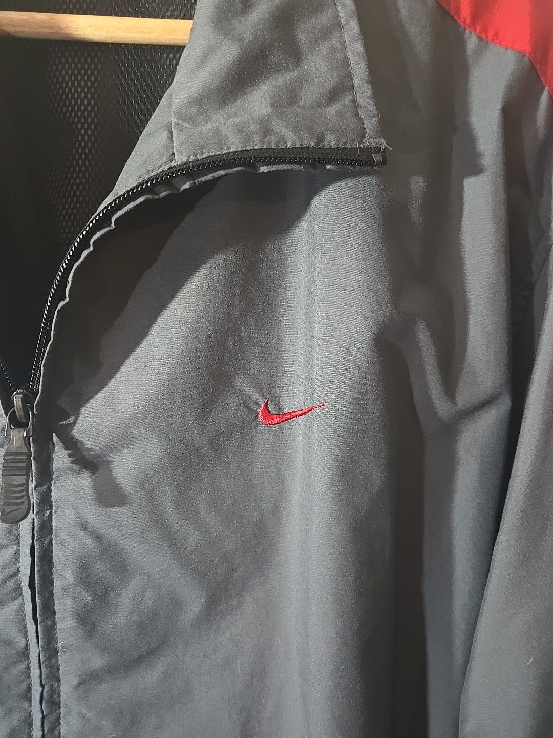 Rare VTG NIKE WINDBREAKER Jacket Size XLARGE Full Zip 90s 2000s Swoosh Gray Tag image 3