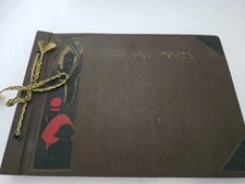 Vintage Art Deco Style School Classmates Photo Album 6 Photos