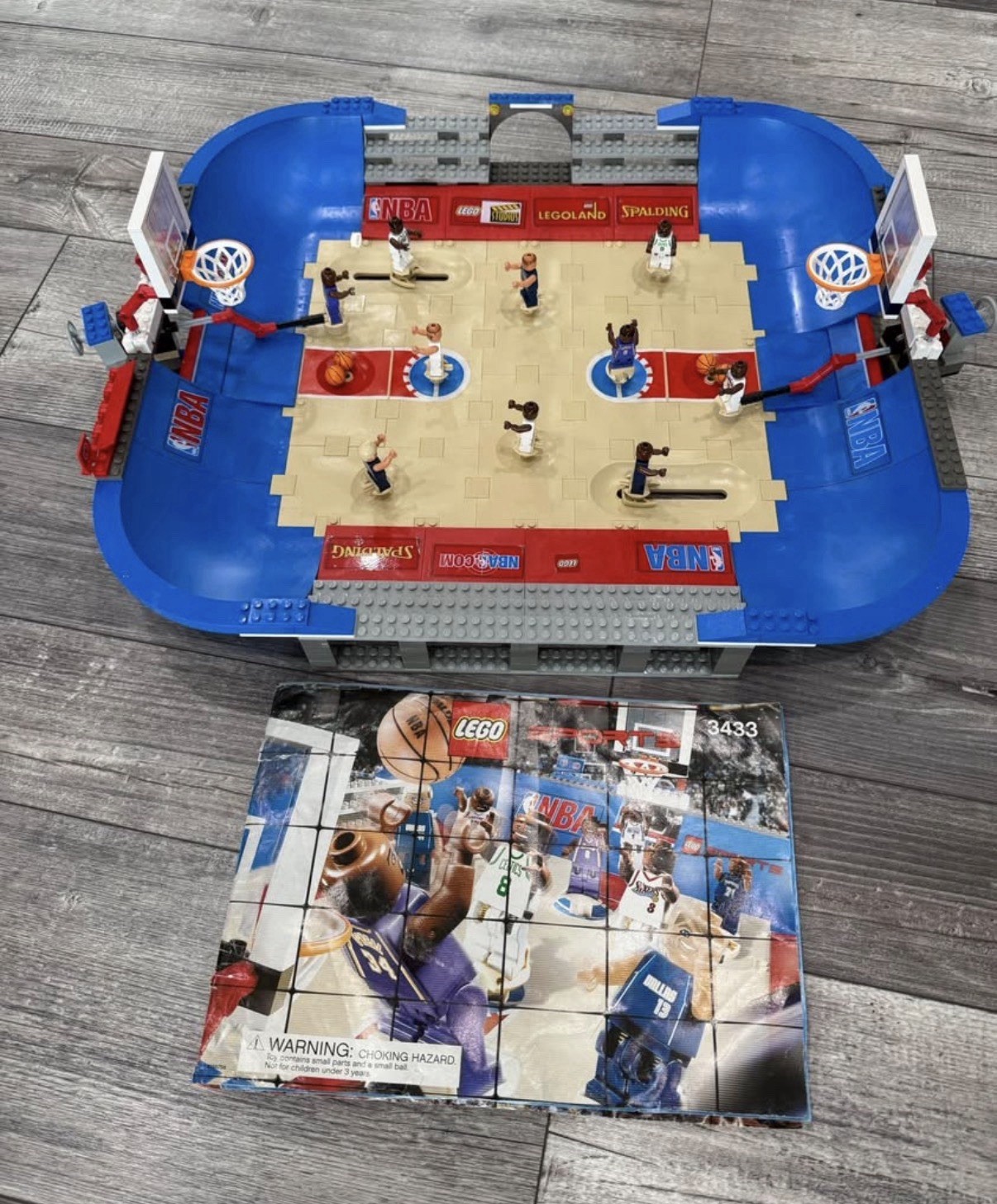 LEGO Sports NBA 3433 The Ultimate NBA Arena Set Built Basketball Kobe Balls