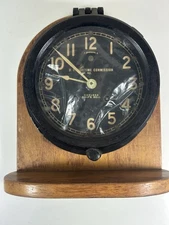 Antique U. S. Maritime Commission WWII Navy Chelsea Ship's Bell Clock 1940’s