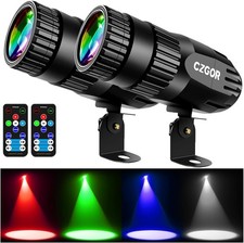 Led Pinspot Light 2 Pack, Disco Ball Spotlight 15W RGBW 4 in 1 Mirror Ball Ligh