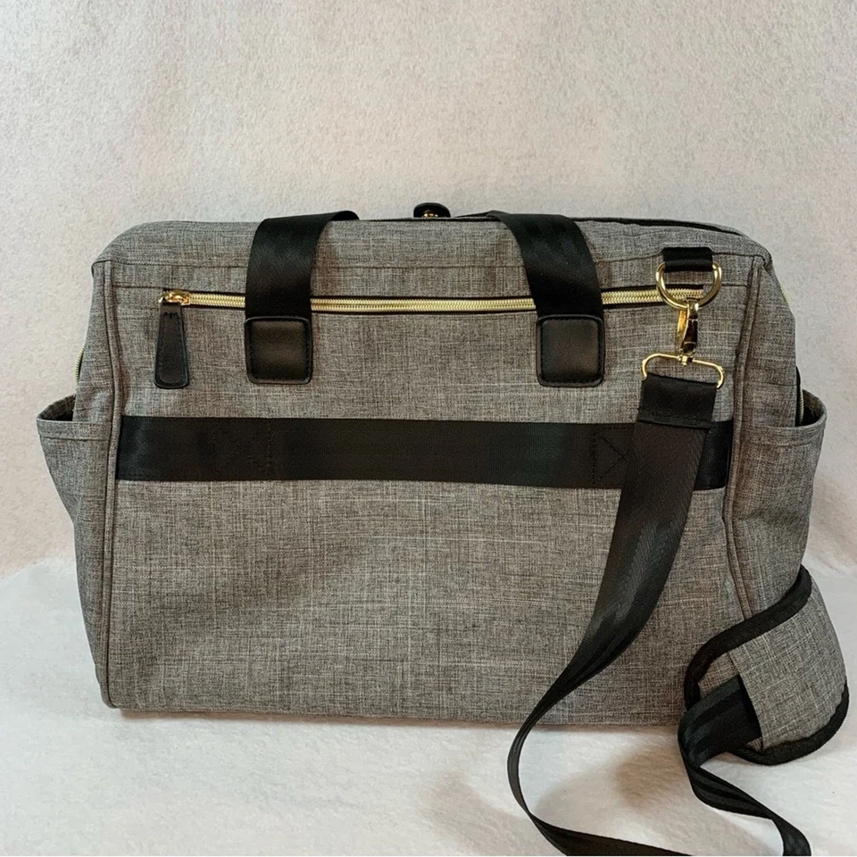 Bolso de Pañales Ruvalino Grande Bolso de Hombro de Viaje Gris Nuevo sin Etiquetas Sin Almohadilla Cambiante Foto 2 de 4