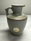 Vintage Frankoma Pottery Small Prairie Green Vase 838  5” X 4” Stickered 40 Yrs