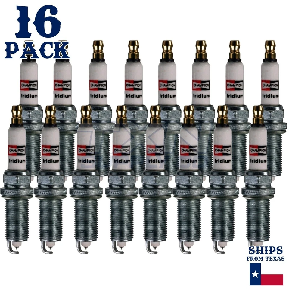 16 Pack Champion Iridium Spark Plugs for 2005-2008 Chrysler 300 5.7L V8 - Image 2 of 3