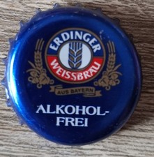 Kronkorken Bier Brauerei Erdinger alkoholfrei bottle cap Tappo