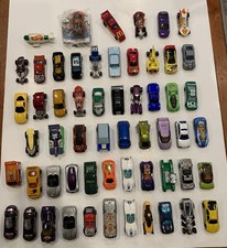 Large Lot of 55 1990  s- 2000s Matchbox Hot Wheels lot Mixed Cars, Trucks 