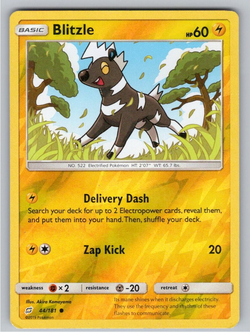 2019 POKEMON BLITZLE TEAM UP 44/181 COMMON NM A49499 FREE S&H