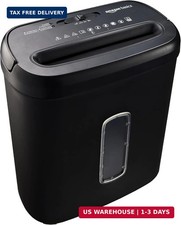8-Sheet High Security Cross Cut Paper and Credit Card Shredder with P-4 Security