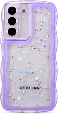 Samsung Galaxy S21 Plus 5G Case 6.7'' with Star Glitter, Clear Shiny Bling Soft T