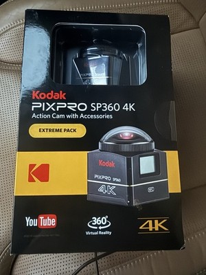 KODAK PIXPRO SP360 4K ACTION CAM MIT ZUBEHÖR 360° VIRTUAL REALITY