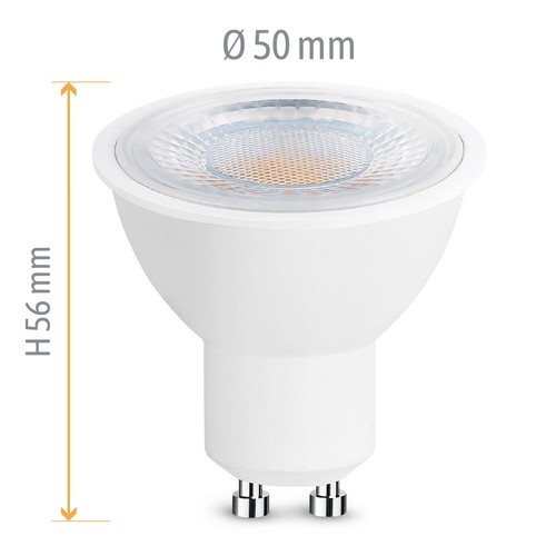 6 Piezas LumiFLEX LED GU10 Bombilla Foco 5W Tres Colores de Luz Bombilla 3CCT - Imagen 3 de 10