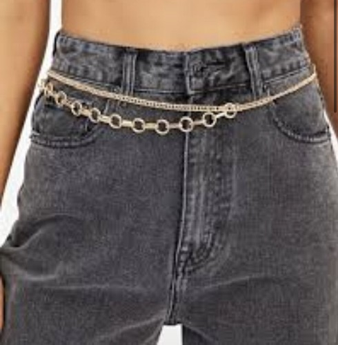 Glassons Layered Chain Belt in gold | eBay
