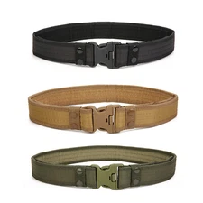 Men's Tactical Military Duty Belt Utility Adjustable Waistband Quick Release