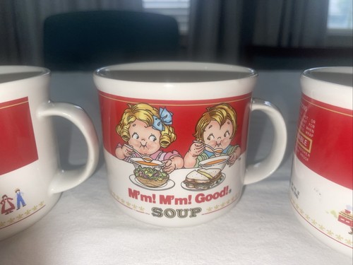 3-Vintage 1989 Campbell's Soup Mugs 14 oz “Homestyle” (2) “M’m! M’m! Good!” (1) - Picture 4 of 10