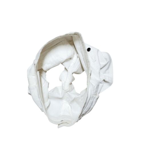 Vintage Y2k 2000s American Rag Cie Junior White Micro Mini Super Low Rise Shorts - Picture 2 of 9