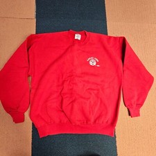 As is* Communication Union Sweatshirt Mens XL Red CWA Local 1020 USA Made V7b