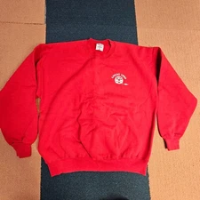 As is* Communication Union Sweatshirt Mens XL Red CWA Local 1020 USA Made V7b