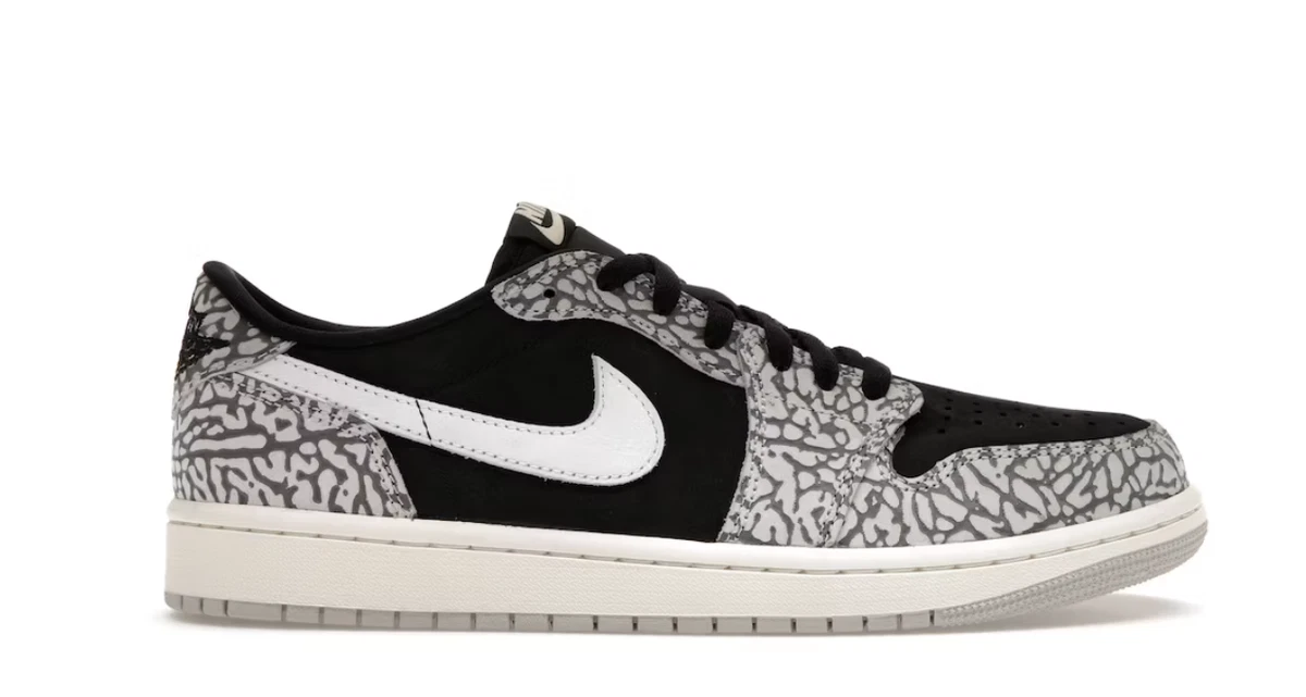 Jordan 1 Retro Low OG Black Cement CZ Size 8 BRAND