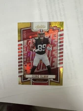 CEDRIC TILLMAN 2023 ABSOLUTE SSP RED SQUARES GOLD PARALLEL ROOKIE RC 10/25