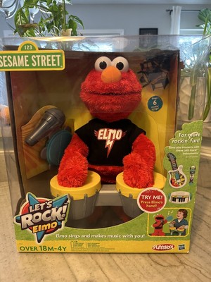 Sesame Street Let's Rock Elmo Sings six rockin  songs! Brand New 