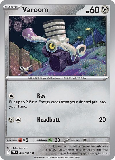 Pokemon Varoom (64/245) Paldean Fates NM