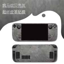 Leather Sticker Skin Decals Proector Cover for Valve Steam Deck Gaming 7-inch