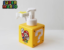 Image of Nintendo Super Mario foam hand soap dispenser with star shaped bubble