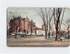 Postcard Haverhill High School Haverhill Massachusetts USA