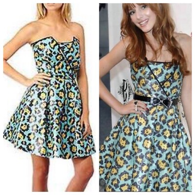 betsey johnson sequin strapless dress Vtg Betsy Johnson Sequin Strapless Tulle